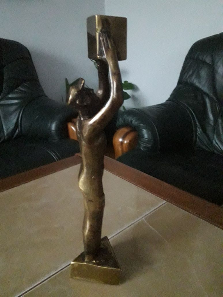 Statuetka z brązu/ mosiądzu Mclane Polska