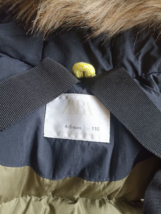 kurtka Zara roz. 110 puchowa zimowa
