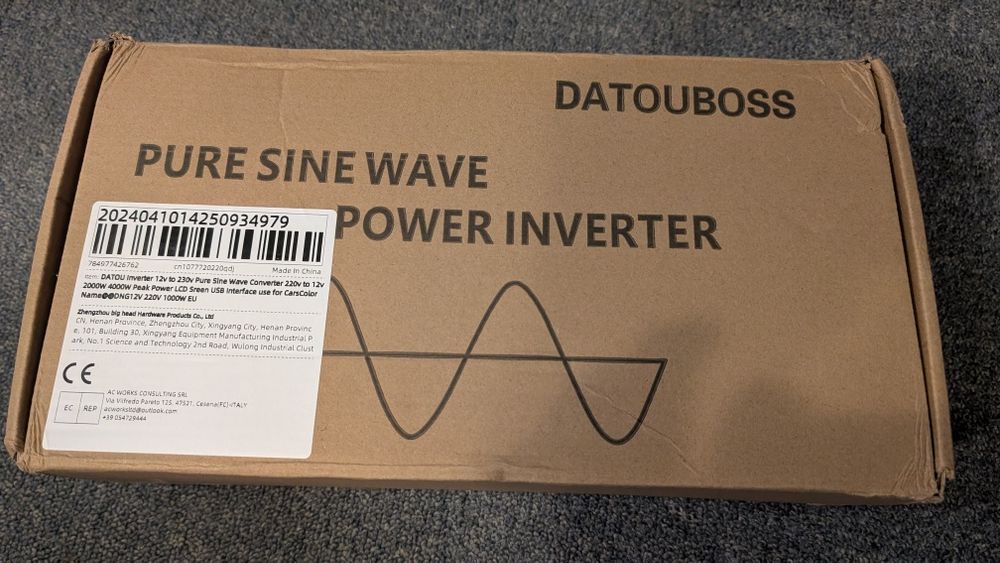 Інвертор Datouboss 1000W / peak 2200W