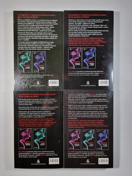 Trylogia Quantum / zestaw 4 książek / M.S. Force