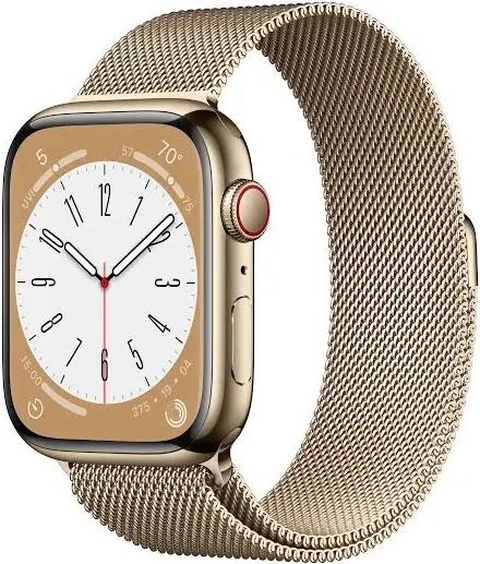 Apple Watch 8 Cellular Stainless Steel Gold