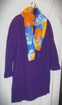 Płaszcz wiosenny DURADO typu oversize, r. 42-48 + nowy szalik gratis