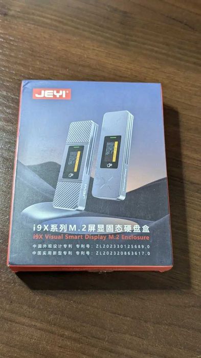Кишеня для SSD JEYI i9X Visual Smart M.2, USB 3.2 Gen 2, 10 Гбіт/с