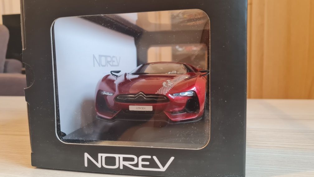 Citroen GT Concept czerwony red NOREV 1:18