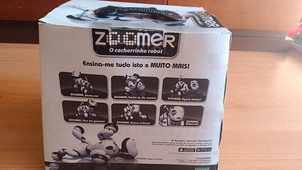 Brinquedo cão robot Zoomer