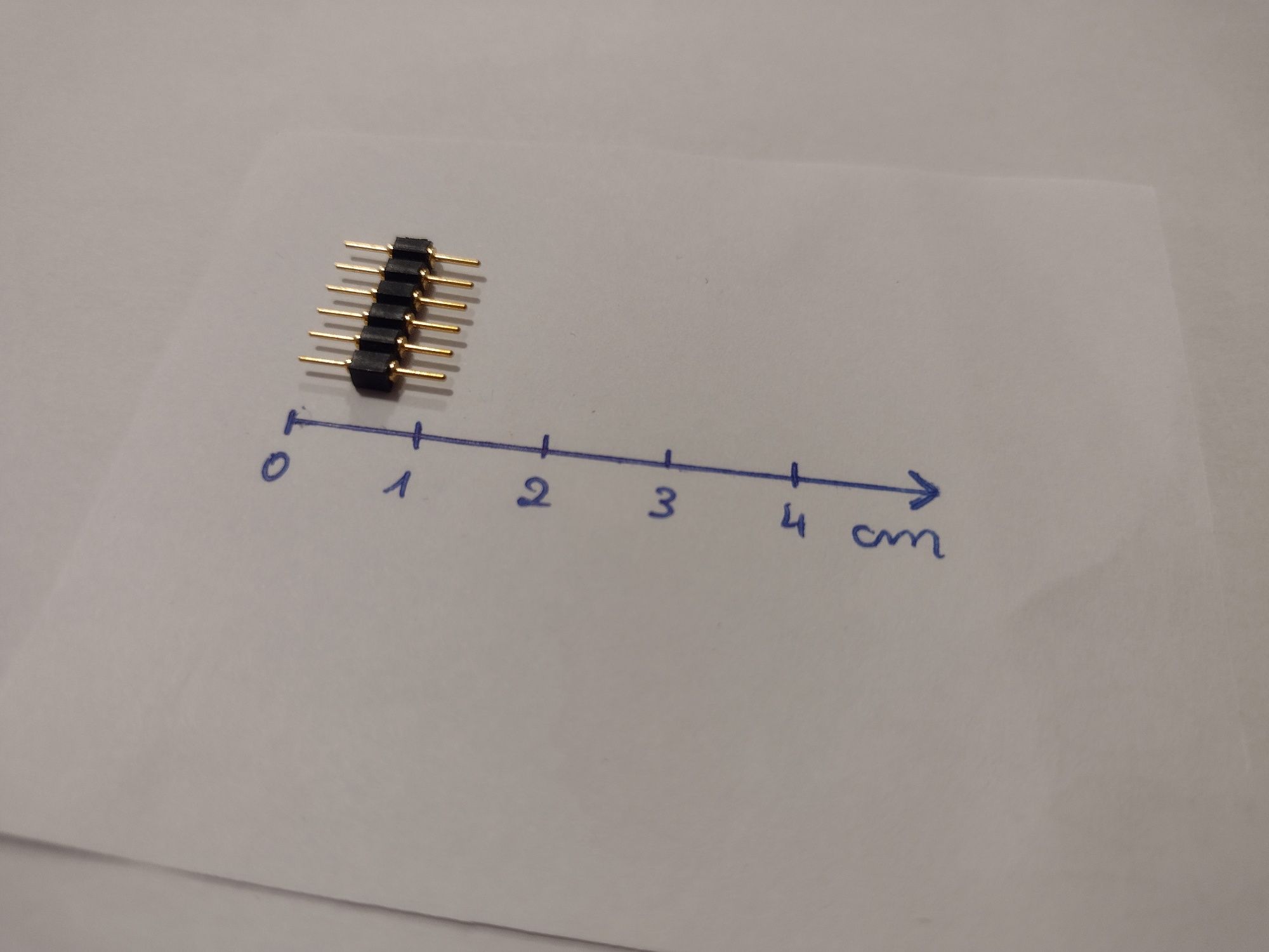 Złączka goldpin 6-pin grzebyk
