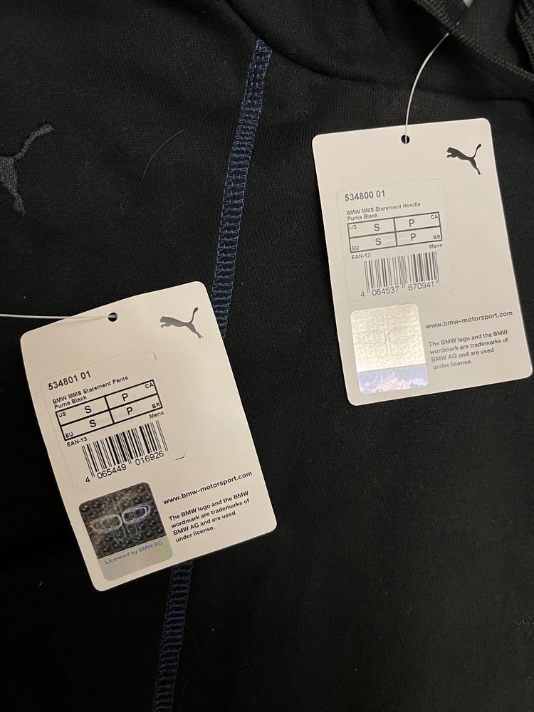 Костюм Puma BMW Motorsport black  Fleece
