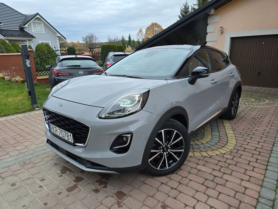 Ford Puma 1.5EcoBlue TITANIUM Wzorowy Historia ASO  Kamera Nowe sprzęgło+akumula