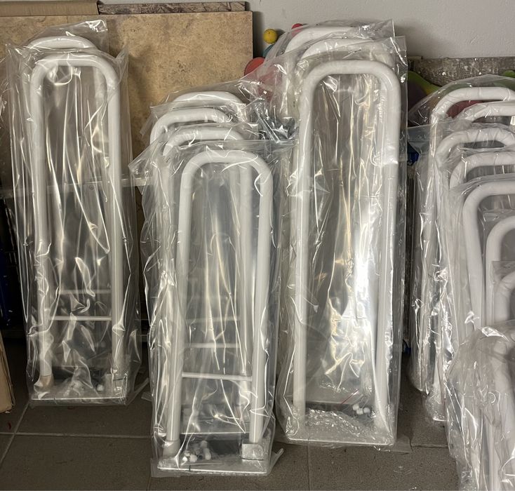 Barierki nieuchylne do WC dla niepelnosprawnych 60, 70cm porecz uchwyt