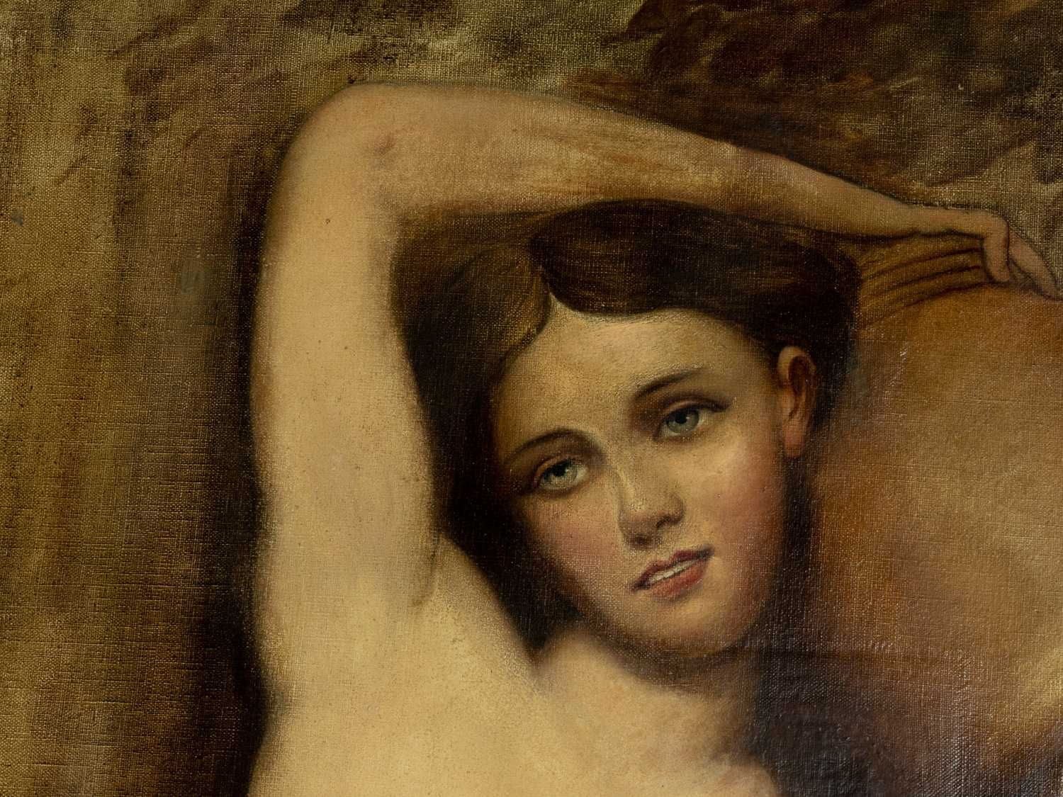 Pintura de mulher Louis Jacques Gallet | século XIX