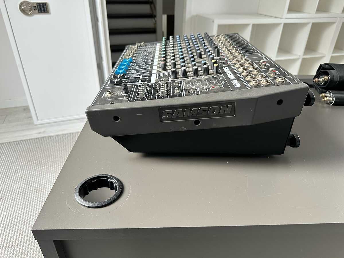 Powermikser Samson TM500 + 2 kolumny Peavey Eurosys 3