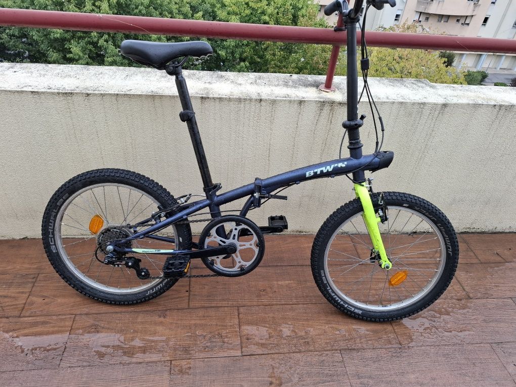 Bicicleta dobrável btwin