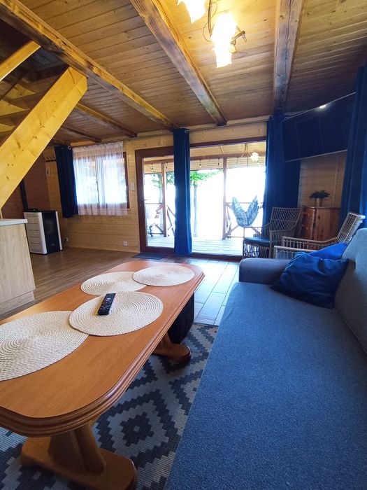 SYLWESTER Balia z gorącą wodą!  SAUNA! Kominek  Mazury