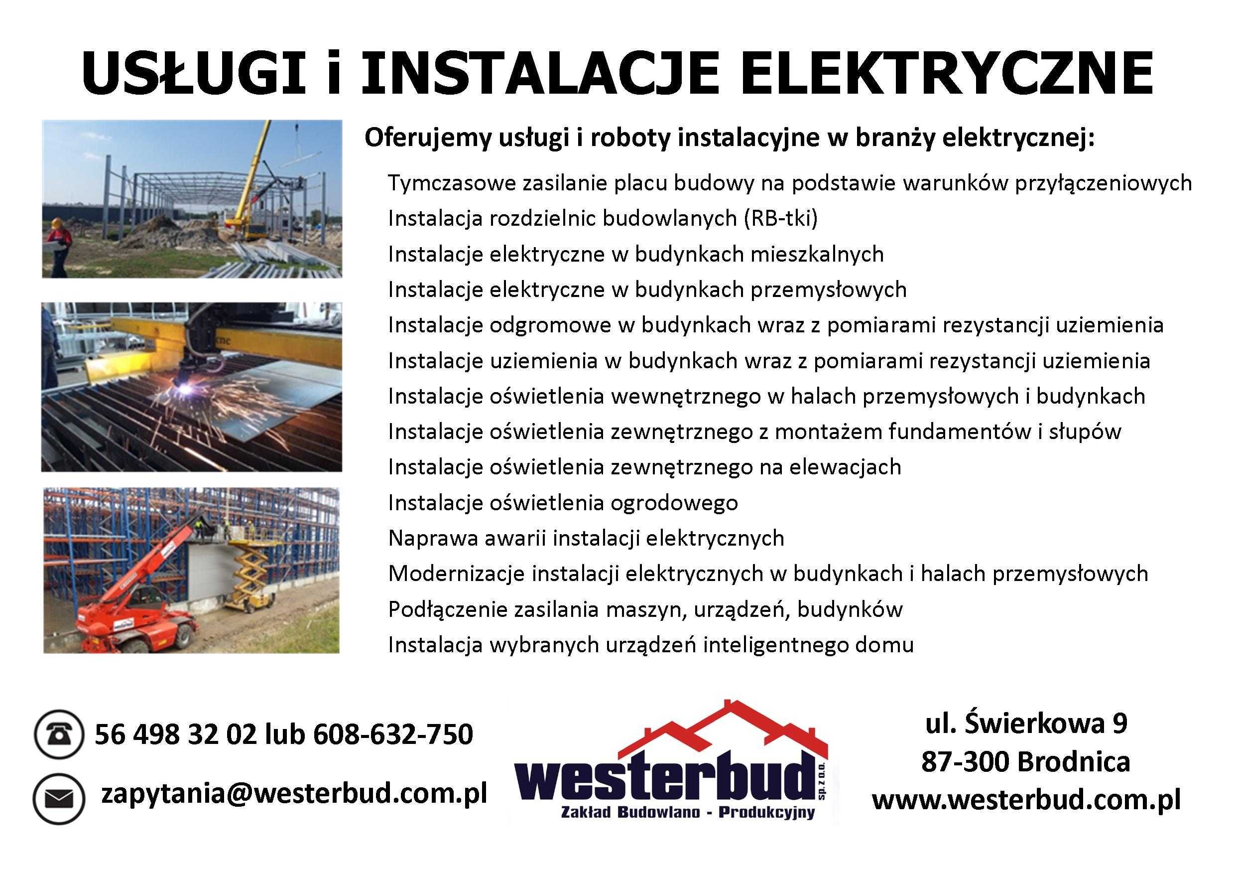 Elektryk - Instalacje elektryczne - Budowa / Naprawa / Remont