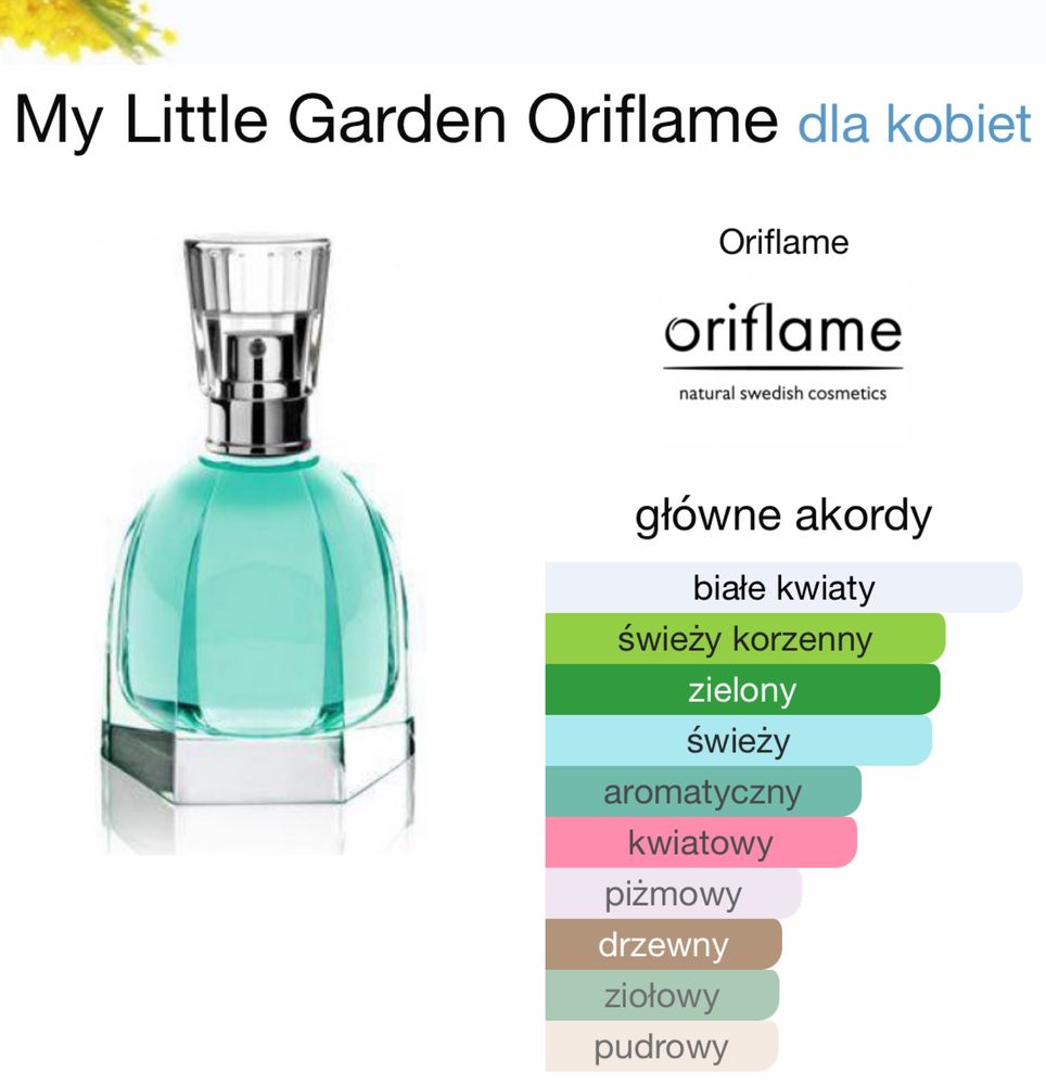 Perfumy My Little Garden Oriflame Unikat