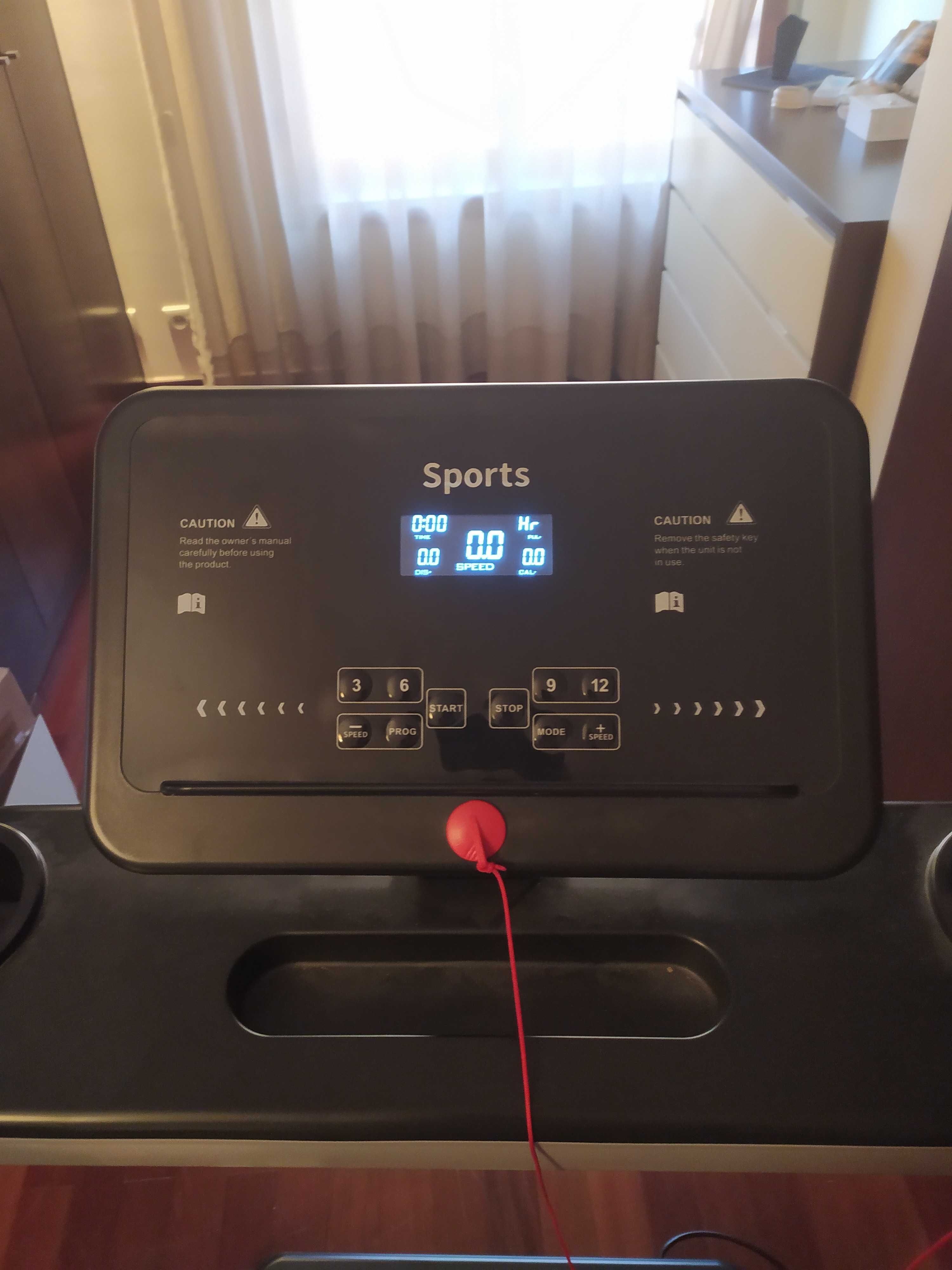 Passadeira elétrica para fazer exercício