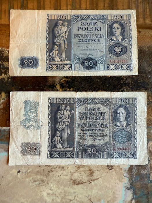 Stare banknoty Polskie