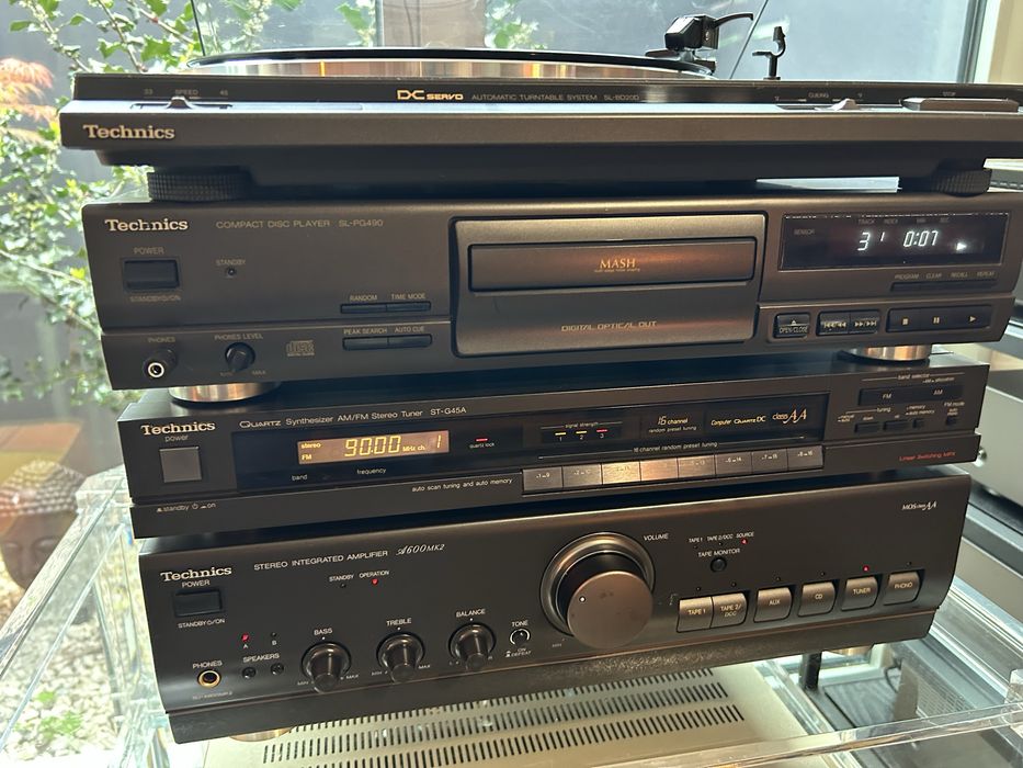 Aparelhagem Technics completa,excelente estado.colunas Rogers