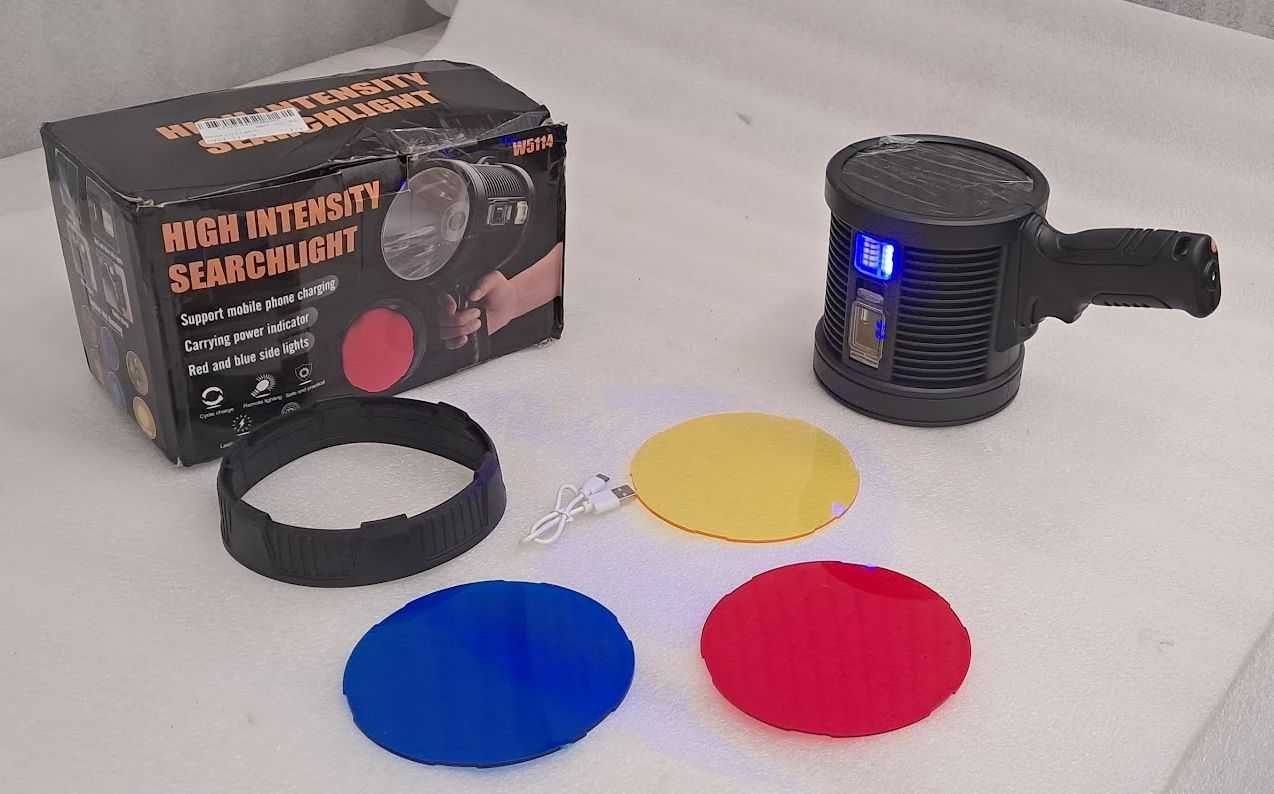 Akumulatorowy reflektor 100 000 lumenów Led słoneczny