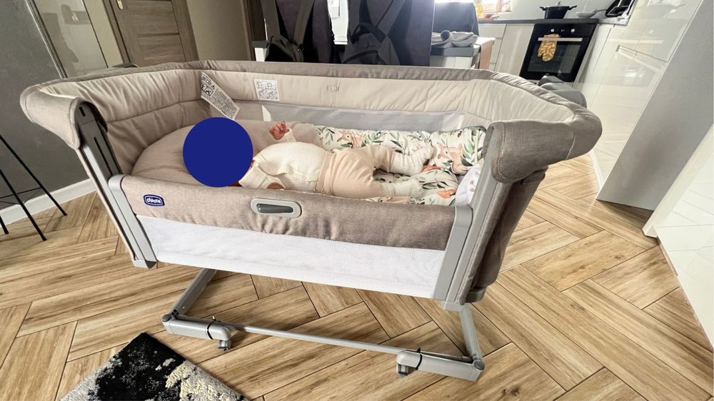 Chicco Next2me magic evo + materac Rucken i moskitiera