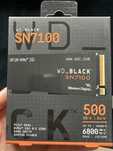 WD 500GB M.2 PCIe Gen4 NVMe Black SN7100 [NOWY]