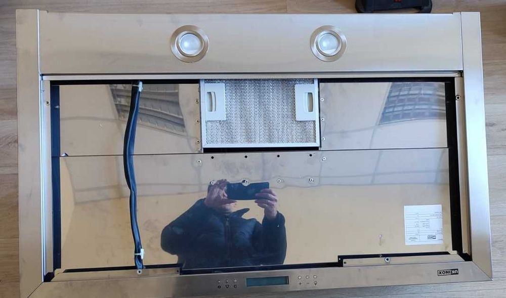 Витяжка нержавійка 90 см