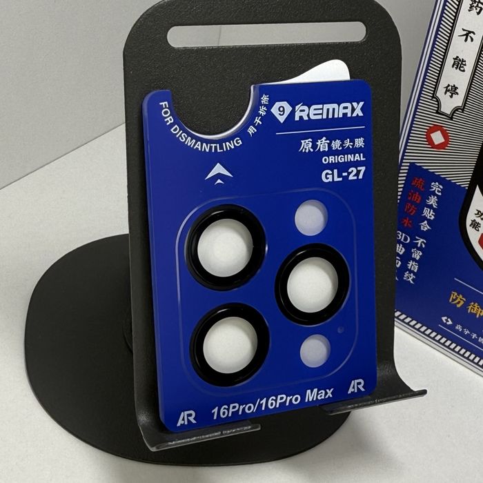 Захисне скло на камеру iphone 16 pro/ 16 pro max Защитное стекло Remax