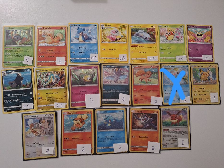 Cartas Pokémon ótimo estado