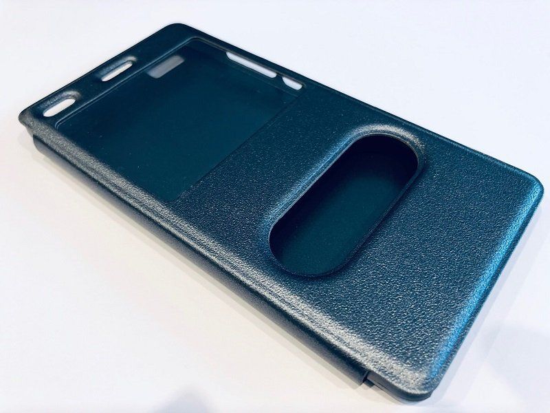Etui Futerał S-View Cover - Huawei P8 Lite (Szary)