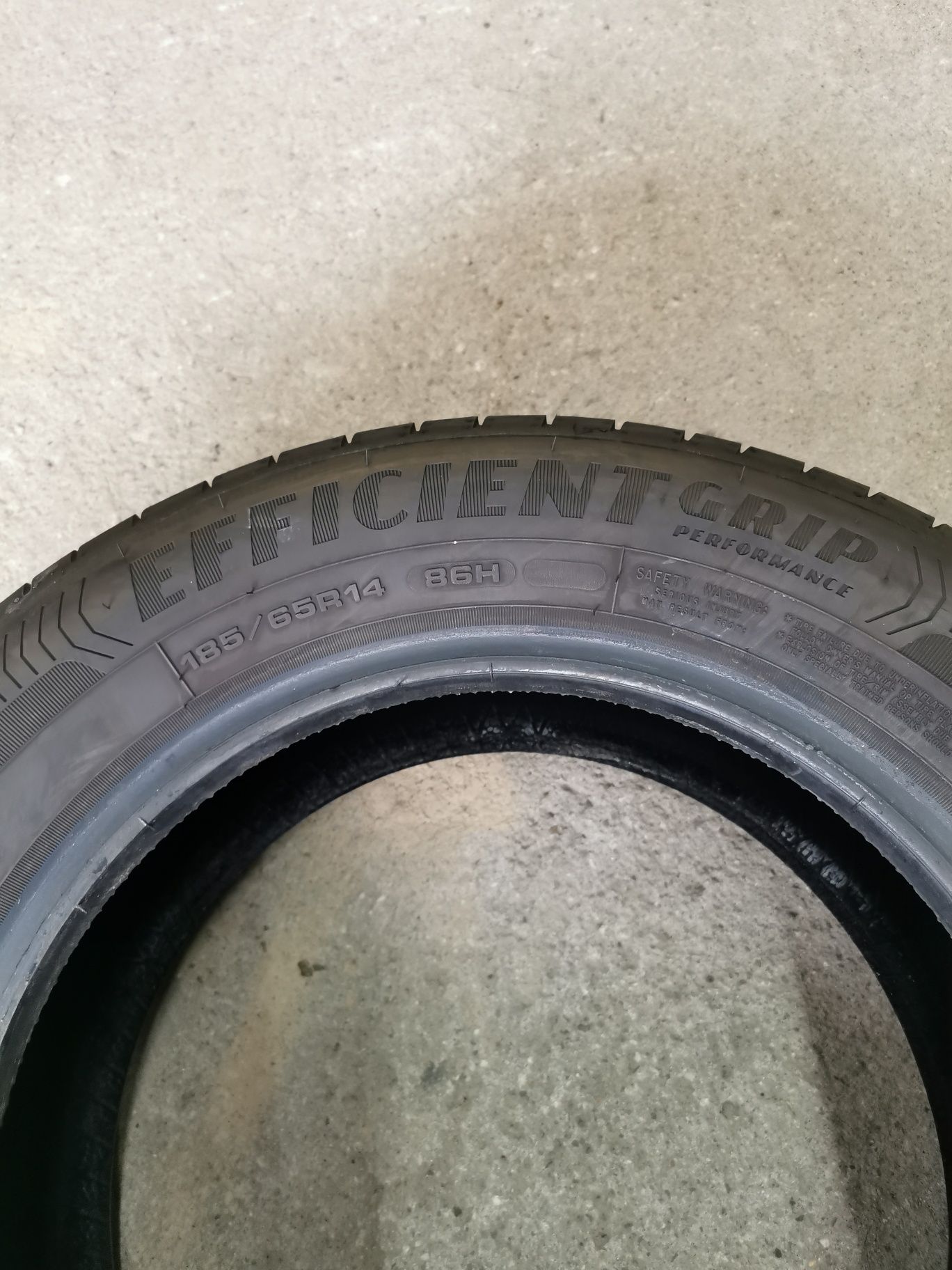 Komplet opon 185/65R14 86H Goodyear EFFICIENT GRIP PERFORMANC z 2019r.