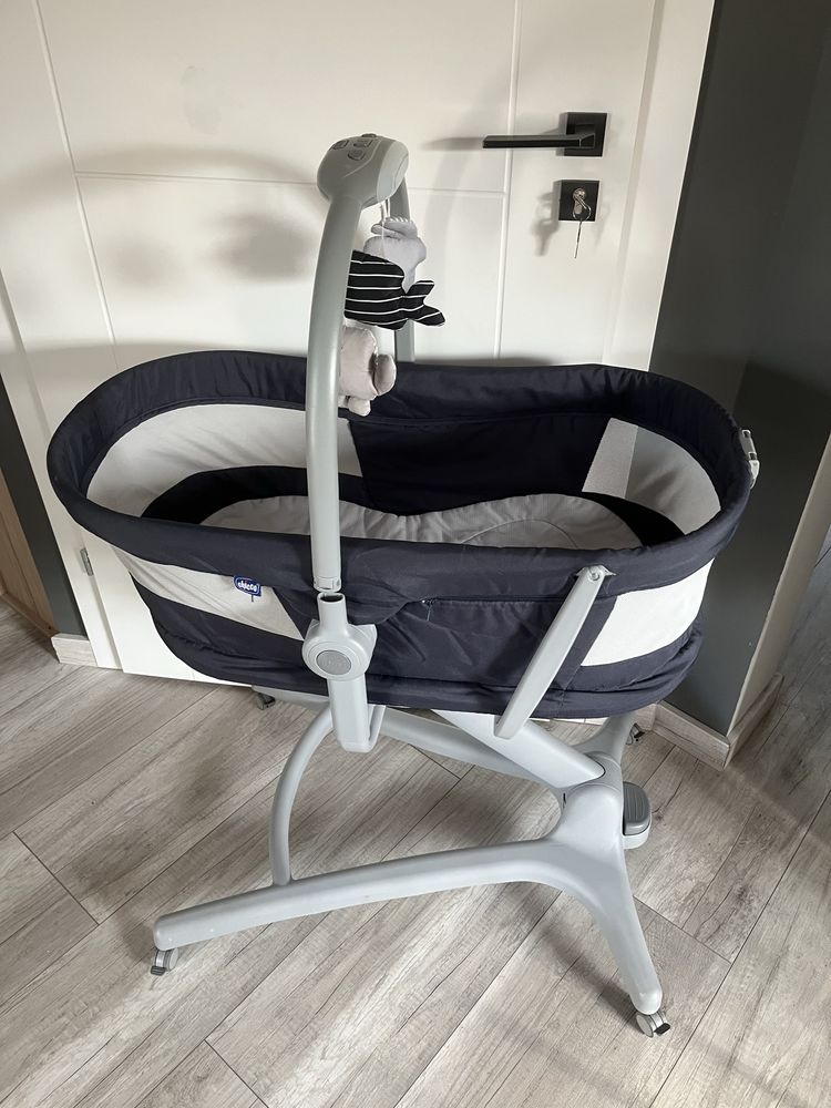 chicco babyhug 4w1 air ciemnoszare łóżeczko kołyska