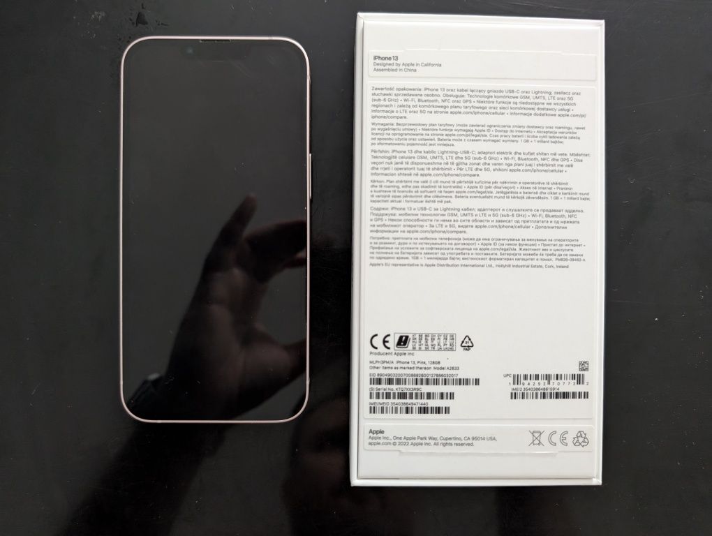 iPhone 13 128gb różowy BDB