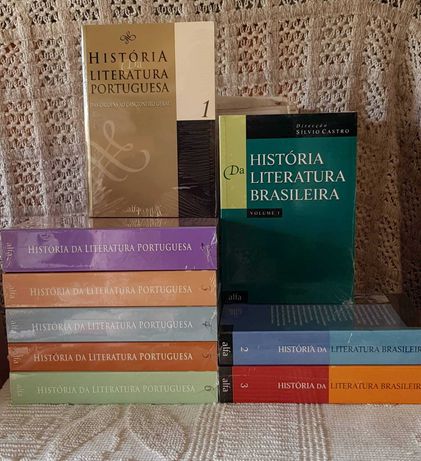 literatura portuguesa e brasileira - Óscar Lopes - 9 livros novos
