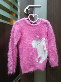 Рожевий светр George з єдинорогом, на 5-6 років