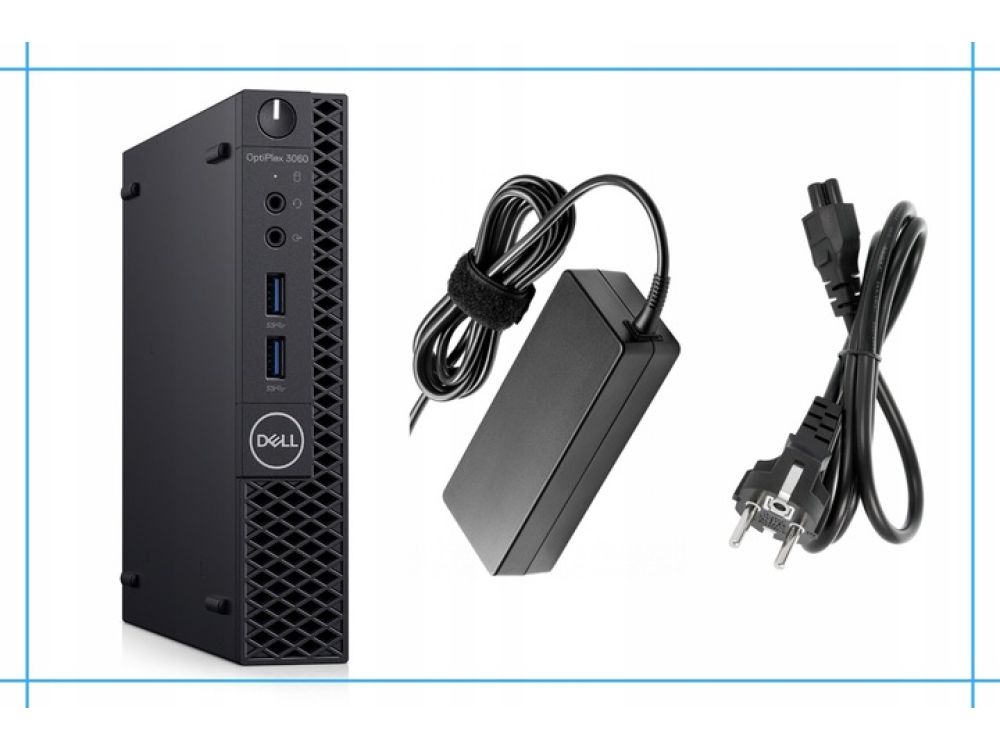 Dell Optiplex 3060 Tiny i3 8GEN 16GB DDR4 512SSD Win11 Pro