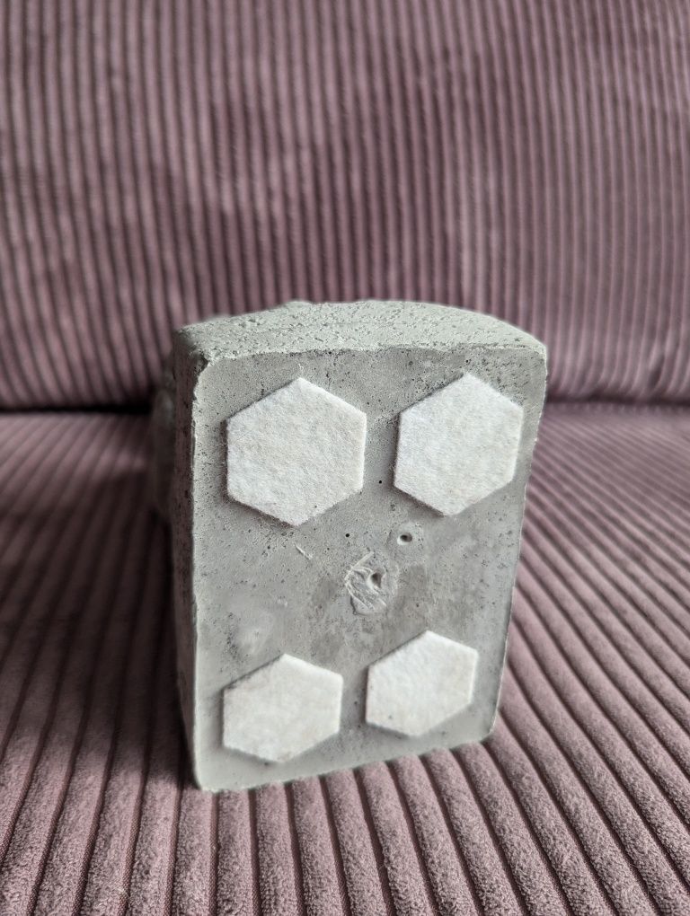 Budda figurka beton świeczka świecznik boho