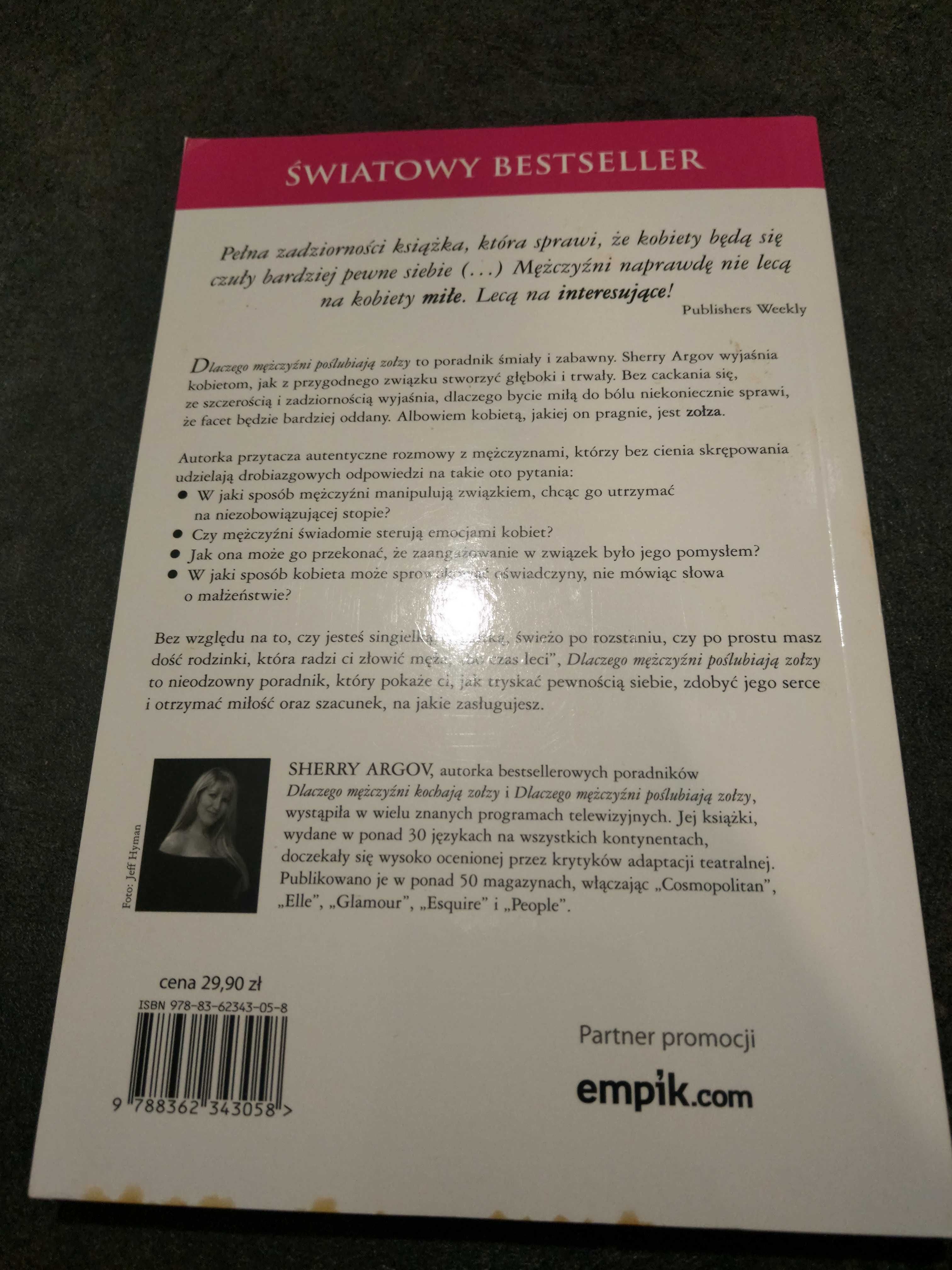 Dlaczego mężczyźni poślubiają zołzy - książka, Sherry Argov