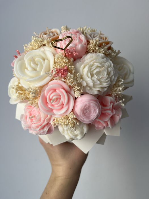 Flower Box ze swiec Sojowych