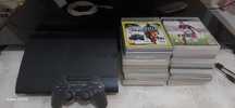 Playstation 3 super slim + comando + 2 jogos a escolha!