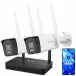 Zestaw kamer ip WiFi 4MPx EasyLink HiLook by Hikvision
