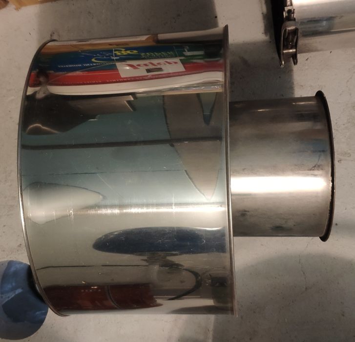 Chapéu e tubagem para caldeiras