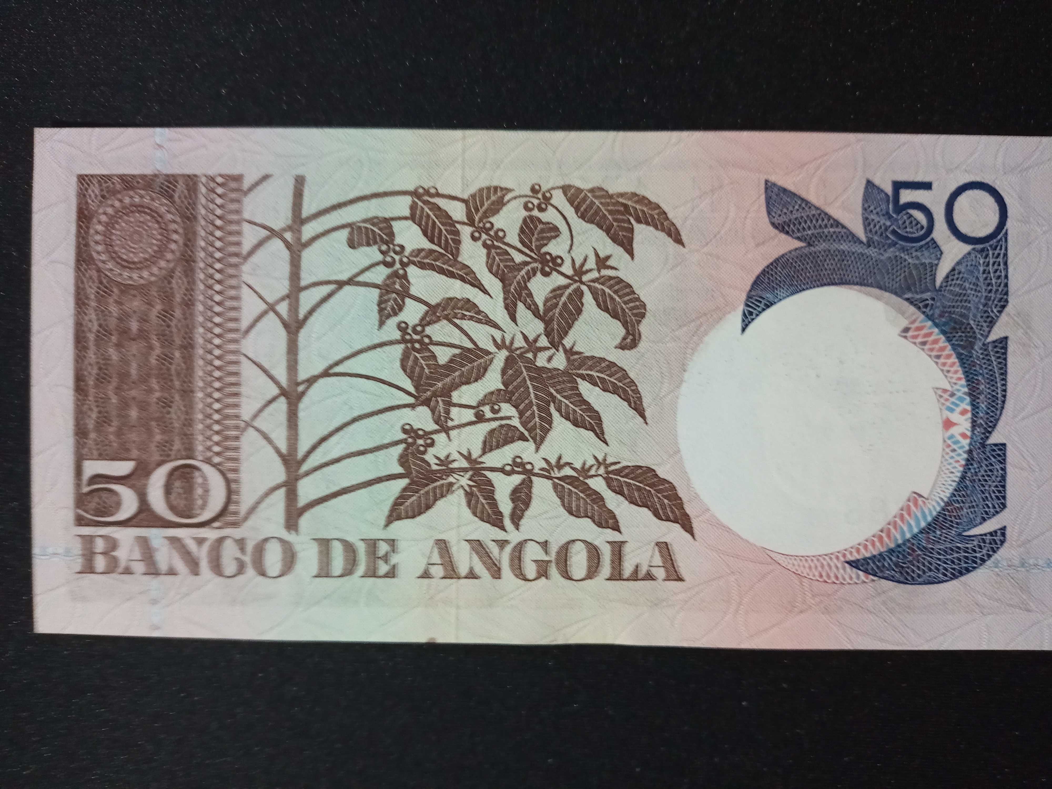 2 notas antigas escudos ex-colónias