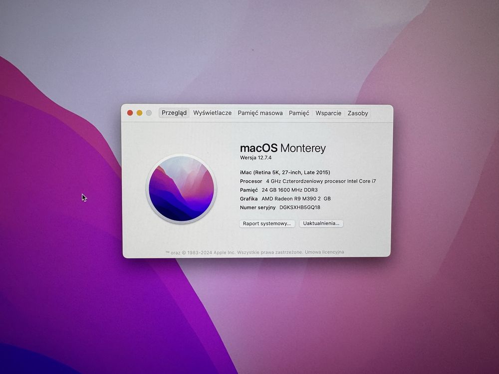 IMac 27 Late 2015 retina 5k