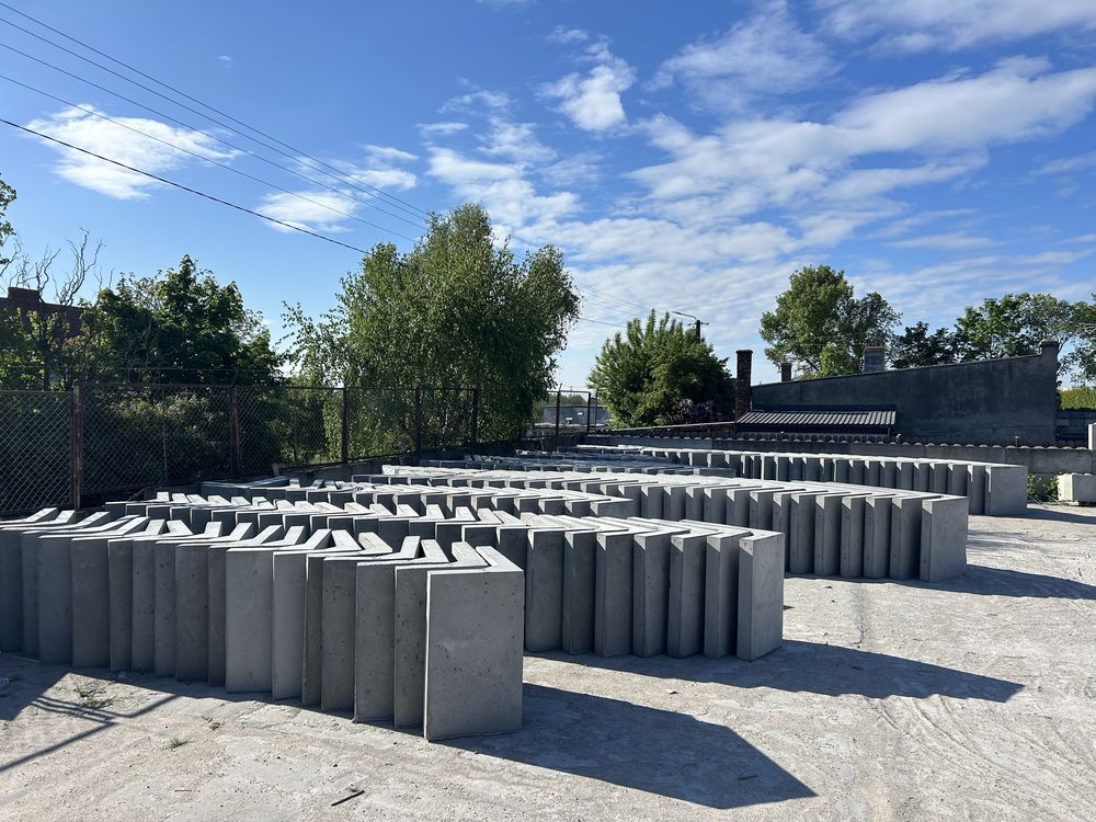 Elki betonowe, mur oporowy, zasieki, murki ogrodzeniowe, płot