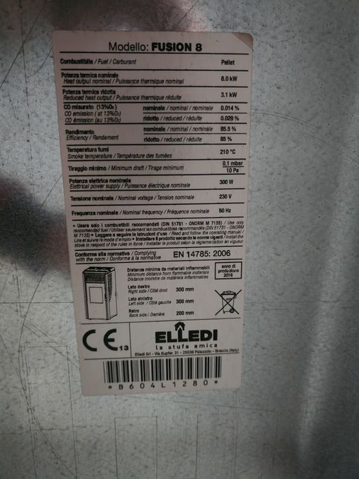 Salamandra pellets usada