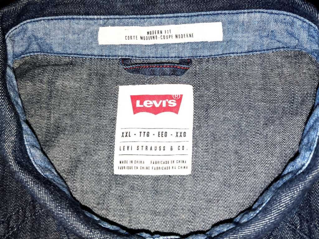 Рубашка джинсовая LEVI´S® оригинал XL-XXL