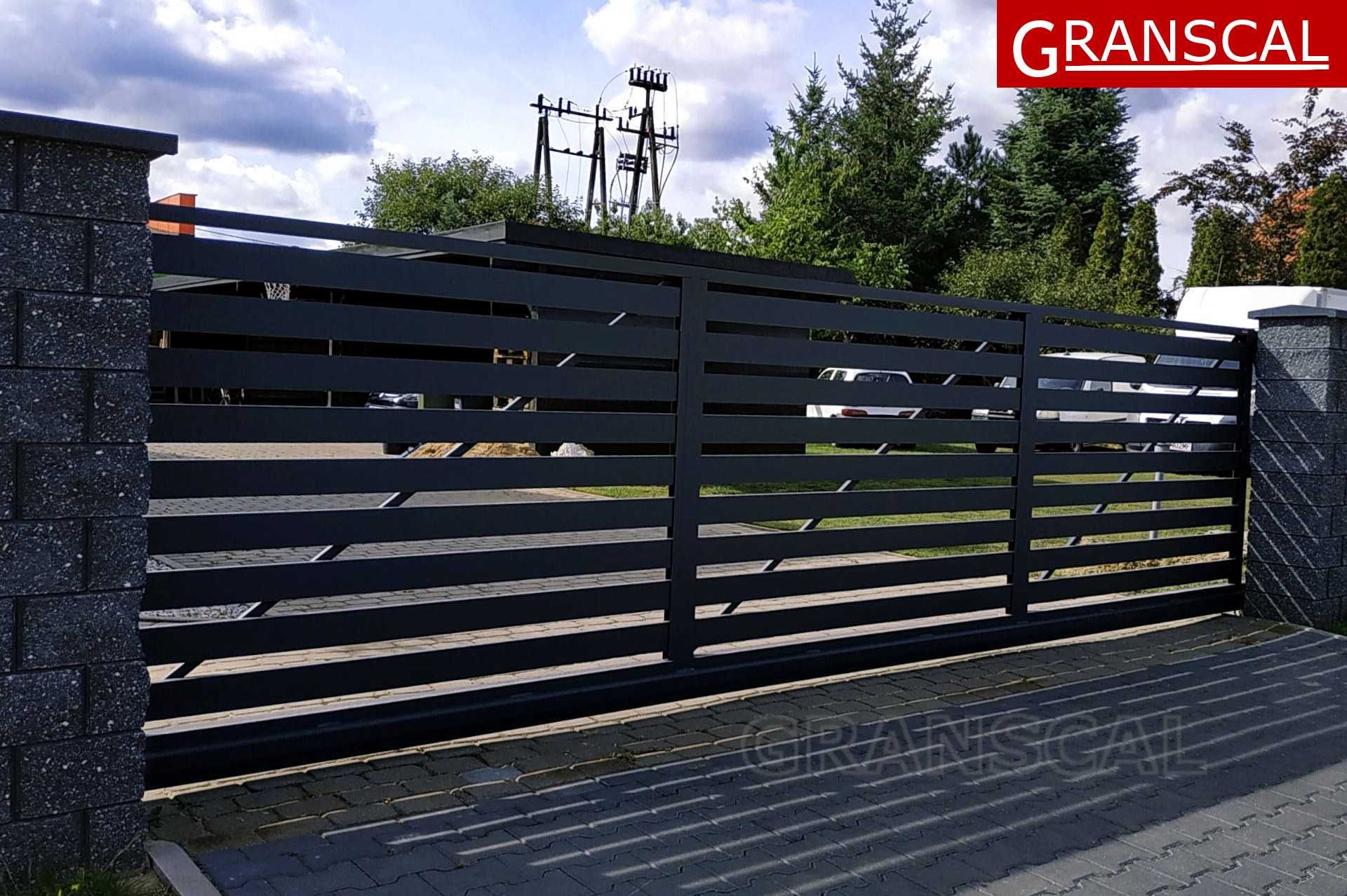 Brama samonośna przesuwna aluminiowa Gniezno