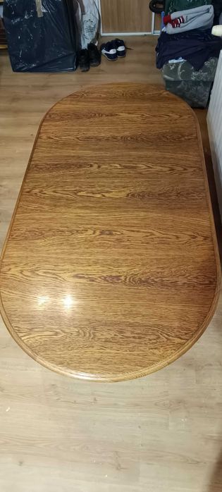 Ława rozkładana dębowa