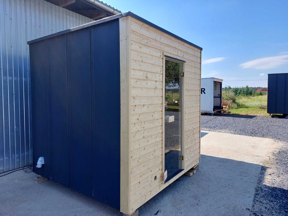 Sauna ogrodowa zewnetrzna. Fińska, sucha