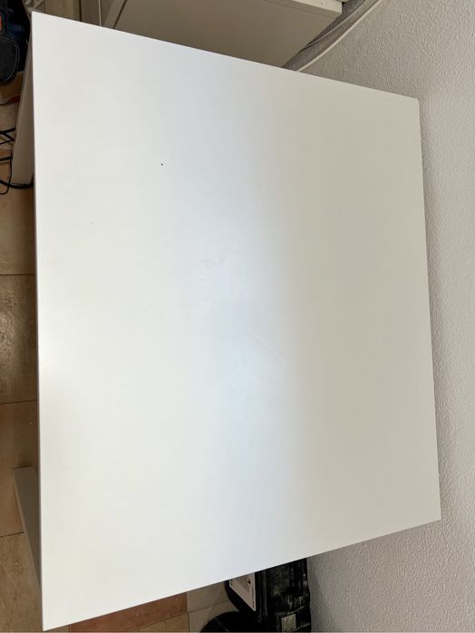 Mesa branca extensivel 120(80)x70 cm